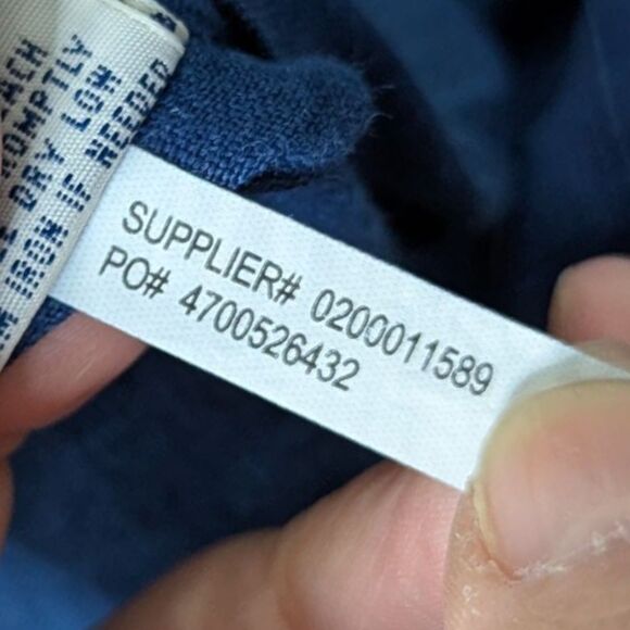 Ralph Lauren Size XL Ocean Wash Linen Blue Shirt Long Sleeves Red Pony Preppy - Picture 8 of 9